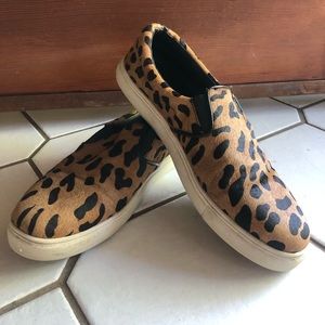 Steve Madden leopard slip on sneakers 👟 🐆